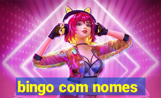 bingo com nomes